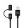 ALOGIC U2CMC-01BLK USB Kabel USB 2.0 USB A Micro-USB B 0,48 Gbit/s Schwarz