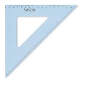 Staedtler Mars 567 Schreibtisch-Lineal 260 mm Kunststoff Blau, Transparent 1 Stück(e)