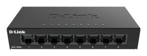D-Link DGS-108GL Unmanaged Gigabit Ethernet (10/100/1000) Schwarz