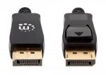 Manhattan 353618 DisplayPort-Kabel 2 m Schwarz