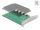 DeLOCK PCI Express x16 Karte zu 4 x intern NVMe M.2 Key M mit Kühlkörper - Bifurcation