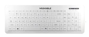 Baaske Medical 2012015 Tastatur Medizinisch USB QWERTY Deutsch Weiß