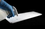 Baaske Medical 2012015 Tastatur Medizinisch USB QWERTY Deutsch Weiß