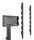 Manhattan 462044 TV-Halterung 177,8 cm (70") Schwarz
