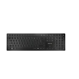 CHERRY KW 9100 SLIM Tastatur Universal RF Wireless + Bluetooth AZERTY Französisch Schwarz