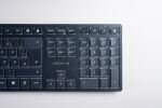 CHERRY KW 9100 SLIM Tastatur Universal RF Wireless + Bluetooth AZERTY Französisch Schwarz