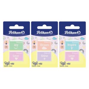 Pelikan 606196 Radierer Kunststoff Gemischte Farben 2 Stück(e)