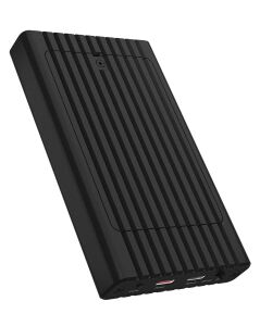ICY BOX IB-2817MCL-C31, 2-fach M.2 PCIe NVMe CloneStation & DockingStation, USB 3.2 Gen 2 Type-C®/A, für 22x30/42/60/80 mm, Aluminium, schwarz