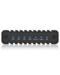 ICY BOX IB-2817MCL-C31, 2-fach M.2 PCIe NVMe CloneStation & DockingStation, USB 3.2 Gen 2 Type-C®/A, für 22x30/42/60/80 mm, Aluminium, schwarz