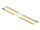 DELOCK Edelstahlkabelbinder L 300 x B 7,9 mm gelb 10 Stück