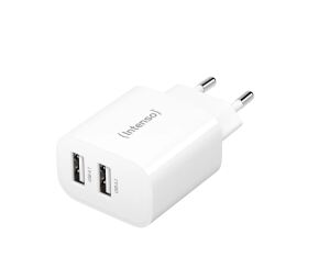 Intenso POWER ADAPTER 2XUSB-A/7802412 Netzteil & Spannungsumwandler Drinnen 24 W Weiß