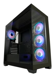 LC-Power LC-715B-ON Computer-Gehäuse Midi Tower Schwarz