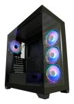 LC-Power LC-715B-ON Computer-Gehäuse Midi Tower Schwarz