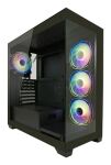 LC-Power LC-715B-ON Computer-Gehäuse Midi Tower Schwarz