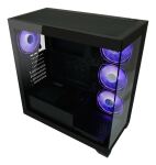 LC-Power LC-715B-ON Computer-Gehäuse Midi Tower Schwarz