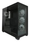 LC-Power LC-715B-ON Computer-Gehäuse Midi Tower Schwarz