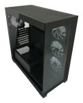 LC-Power LC-715B-ON Computer-Gehäuse Midi Tower Schwarz