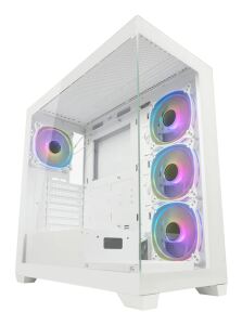 LC-Power LC-715W-ON Computer-Gehäuse Midi Tower Weiß
