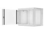 Lanberg WF01-6409-10S Rack 9U Wandmontiertes Regal Grau