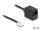 DELOCK Telefonkabel RJ11 Stecker zu RJ45 Buchse schwarz 10m