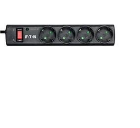 Eaton PS4D Spannungsschutz Schwarz, Weiß 4 AC-Ausgänge 220 - 250 V 1 m