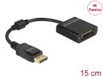 DELOCK Adapter DisplayPort 1.2 Stecker zu DVI Buchse