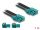 DELOCK Kabel HDMTD Z single + Powerpin Buchse + powerpin 1m