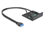 DELOCK 3.5" USB 3.2 Gen 1 Front Panel 2xUSB Typ-A + HD Audio