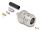DeLOCK N Buchse zum Crimpen RG-174 / RG-316 mit passendem Schrumpfschlauch