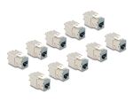 DELOCK Keystone Modul RJ45 Bu zu LSA Cat.6A werkzeugfrei 10S