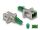 DeLOCK LWL Hybrid Kupplung LC Simplex Stecker zu SC Simplex Buchse grün
