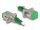 DeLOCK LWL Hybrid Kupplung LC Simplex Stecker zu SC Simplex Buchse grün