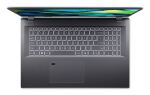 Acer Aspire A17-51M-558T Intel Core 5 120U Laptop 43,9 cm (17.3") Full HD 16 GB LPDDR5-SDRAM 512 GB SSD Wi-Fi 6E (802.11ax) Windows 11 Pro Grau