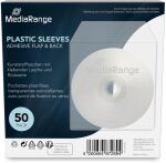 MediaRange Kuststofftaschen m. klebender Lasche, 50er-Pack