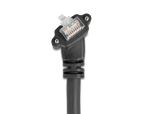 Delock GigE Kamera Kabel RJ45 St 45° gedreht und 90° gewink.