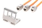 Digitus Hutschienenadapter für 3x Keystone Modul