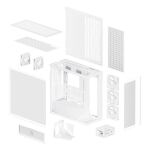 ARCTIC Xtender VG (White) Premium E-ATX PC-Gehäuse mit vertikaler GPU-Montage