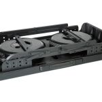 WEDO Camping Set 1 Tisch und 2 Teleskophocker NXT schwarz