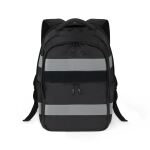 DICOTA Hi-Vis V2 Rucksack Schwarz Polyethylenterephthalat, Thermoplastische Polyurethane (TPU)