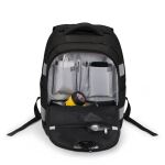 DICOTA Hi-Vis V2 Rucksack Schwarz Polyethylenterephthalat, Thermoplastische Polyurethane (TPU)