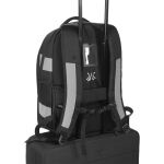 DICOTA Hi-Vis V2 Rucksack Schwarz Polyethylenterephthalat, Thermoplastische Polyurethane (TPU)