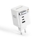 REALPOWER GaN Charger 100W weiss, 100 Watt,3xType-C,1x USB-A