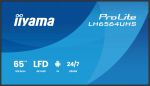 iiyama LH6564UHS-B1AG Signage-Display Digital Signage Flachbildschirm 165,1 cm (65") WLAN 500 cd/m² 4K Ultra HD Schwarz Eingebauter Prozessor Android 24/7