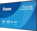 iiyama LH6564UHS-B1AG Signage-Display Digital Signage Flachbildschirm 165,1 cm (65") WLAN 500 cd/m² 4K Ultra HD Schwarz Eingebauter Prozessor Android 24/7