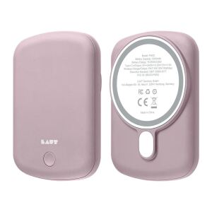 LAUT L_PCH_P Powerbank 5000 mAh Kabelloses Aufladen Pink
