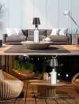 AddLiving Bottle Light Tischleuchte SMD LED Schwarz