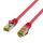 EFB Elektronik RJ45 Patchkabel Cat.6A S/FTP LSZH Cat.7 Rohkabel rot