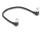 DeLOCK RJ45 Netzwerkkabel Cat.6A S/FTP Slim 90° unten...
