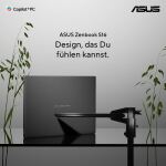 ASUS Zenbook S16 UM5606GA-SR305W Copilot+ PC AMD Ryzen AI 9 465 Laptop 40,6 cm (16") Touchscreen 3K 32 GB LPDDR5x-SDRAM 1 TB SSD Wi-Fi 7 (802.11be) Windows 11 Home Grau