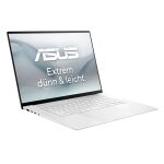 ASUS Zenbook S16 UM5606GA-SR334W Copilot+ PC AMD Ryzen AI 9 465 Laptop 40,6 cm (16") Touchscreen 3K 32 GB LPDDR5x-SDRAM 1 TB SSD Wi-Fi 7 (802.11be) Windows 11 Home Weiß